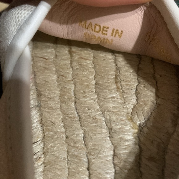 Gucci White Canvas Logo Espadrilles - Picture 5 of 10